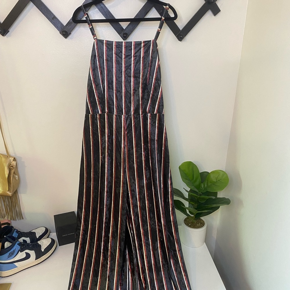 Black & Garnet Jumpsuit! NWT, perfect for game days